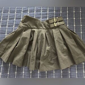 Zara Black Skirt with Buckle Detail for Girls